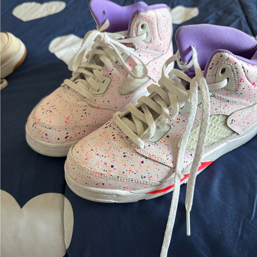 Two pair of Jordans Multicolor High-Top Sneakers